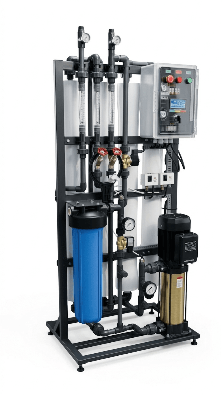 Установка обратного осмоса АКВАПЛЕКС RO-ULP 4-4040 (до 1 м³/ч)