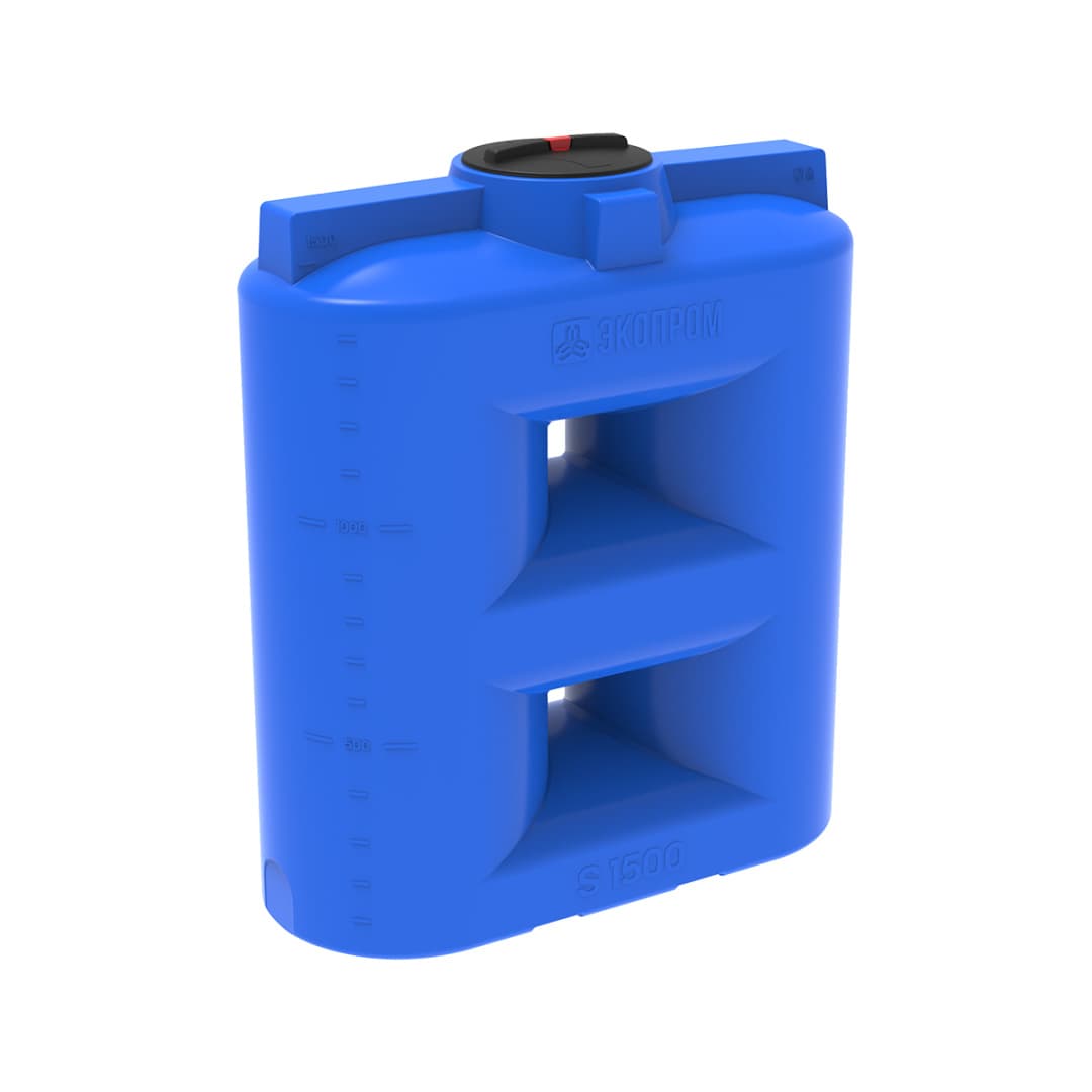 Емкость Экопром S 1500 л New синяя