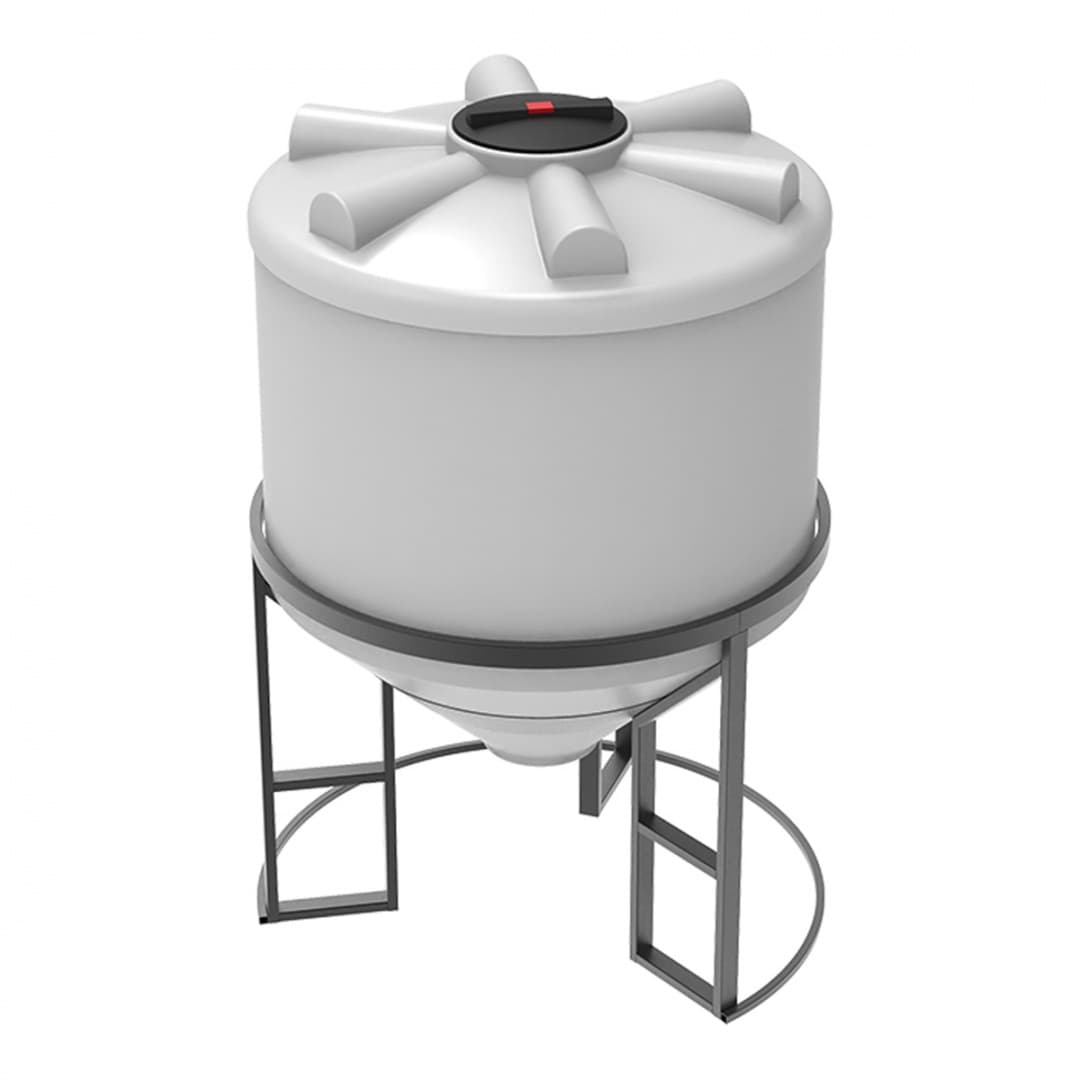 Емкость ФМ 1000 л белая в обрешетке