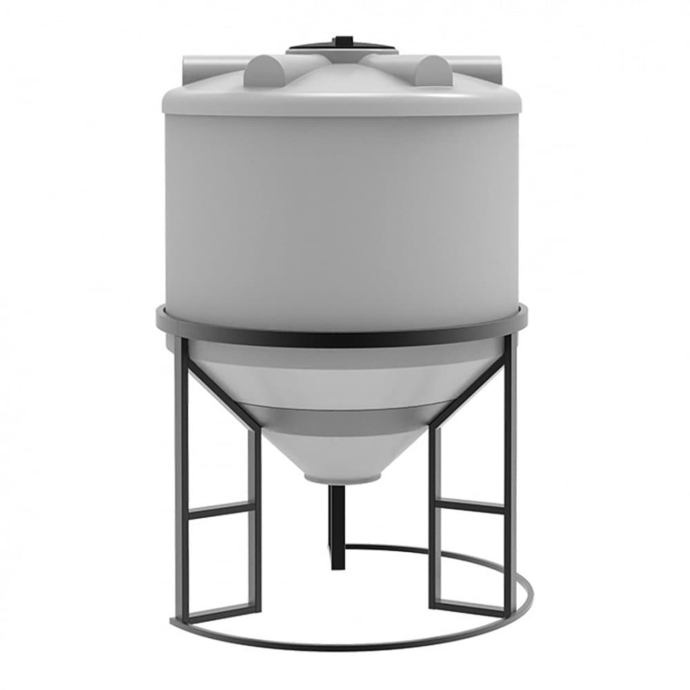 Емкость ФМ 1000 л белая в обрешетке — фото 2