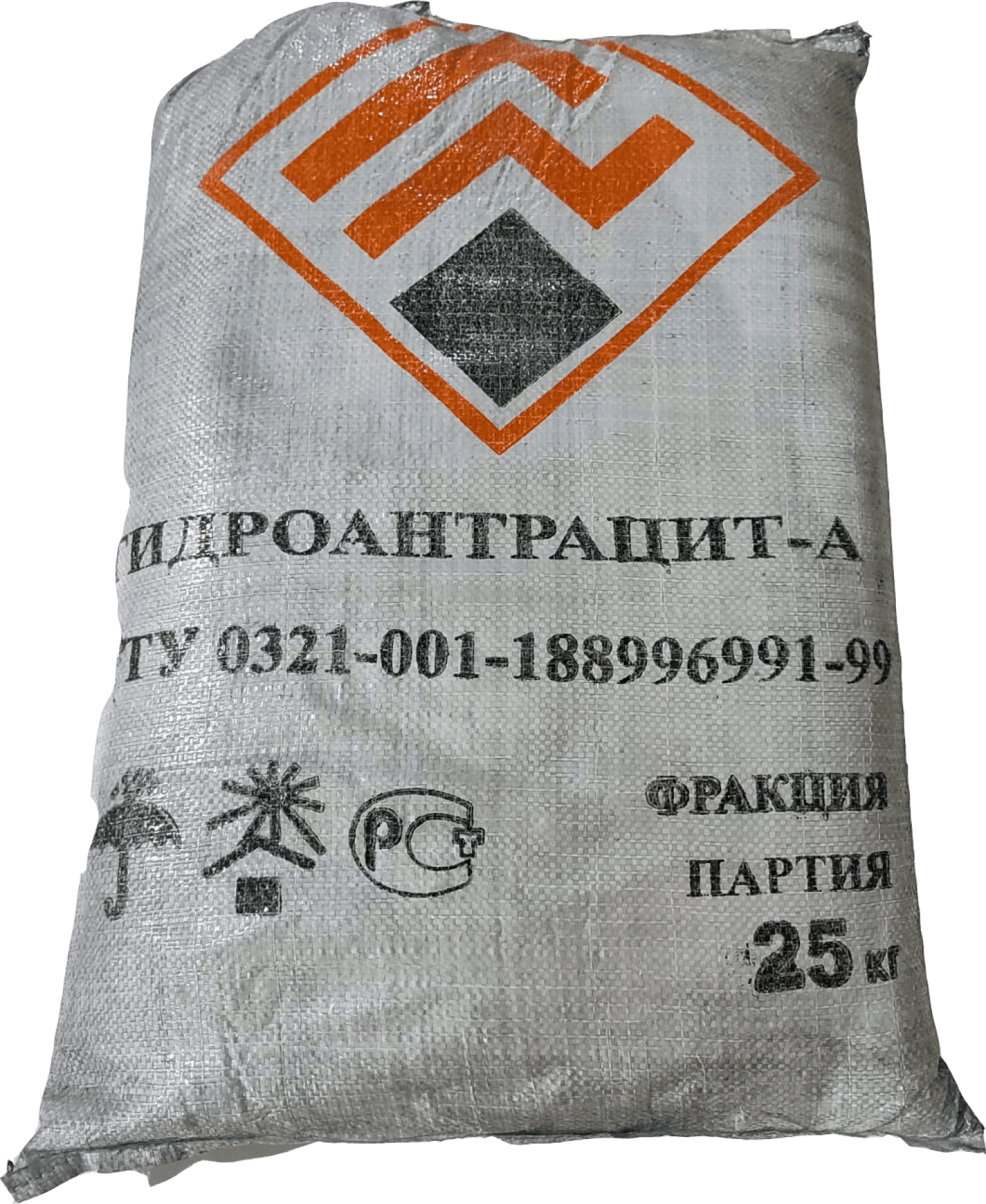 Загрузка Гидроантрацит («Промтехуголь») 0,8-2,0 мм  (28л, 25кг)