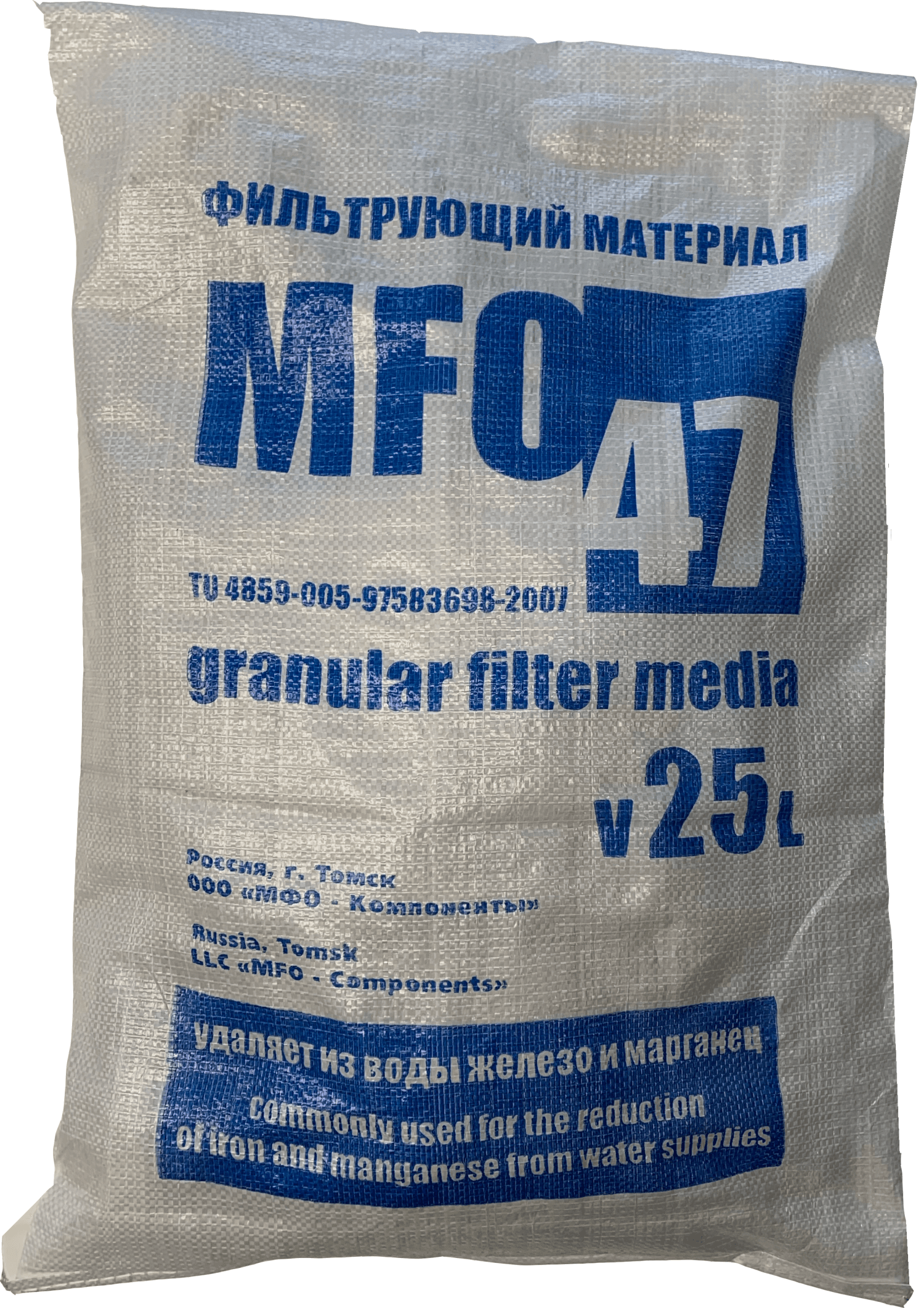 Загрузка обезжелезивания МФО-47 (25 л, 31кг)