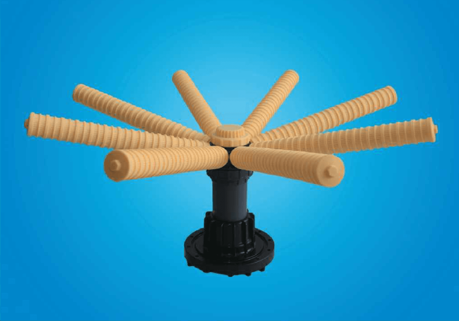 Распред. система нижняя HD5673B2-1 с нижн. выход, 90мм для корпусов 42"-48" (для бок. посадки)