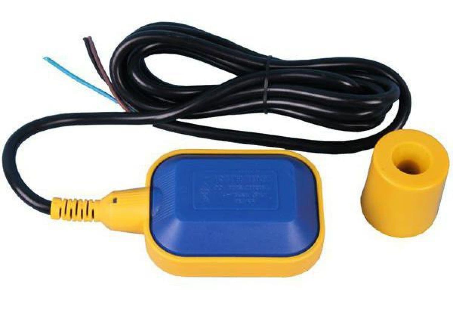 Поплавковый выключатель FLOAT SWITCH WLS-1 5M, 3-х жильный с грузиком, длина 5 м.