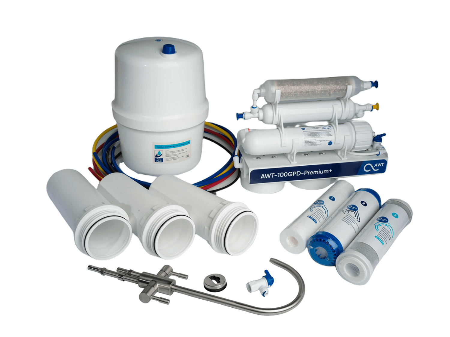 Система обратного осмоса AWT Premium RO100-NP35M (с минерализатором)