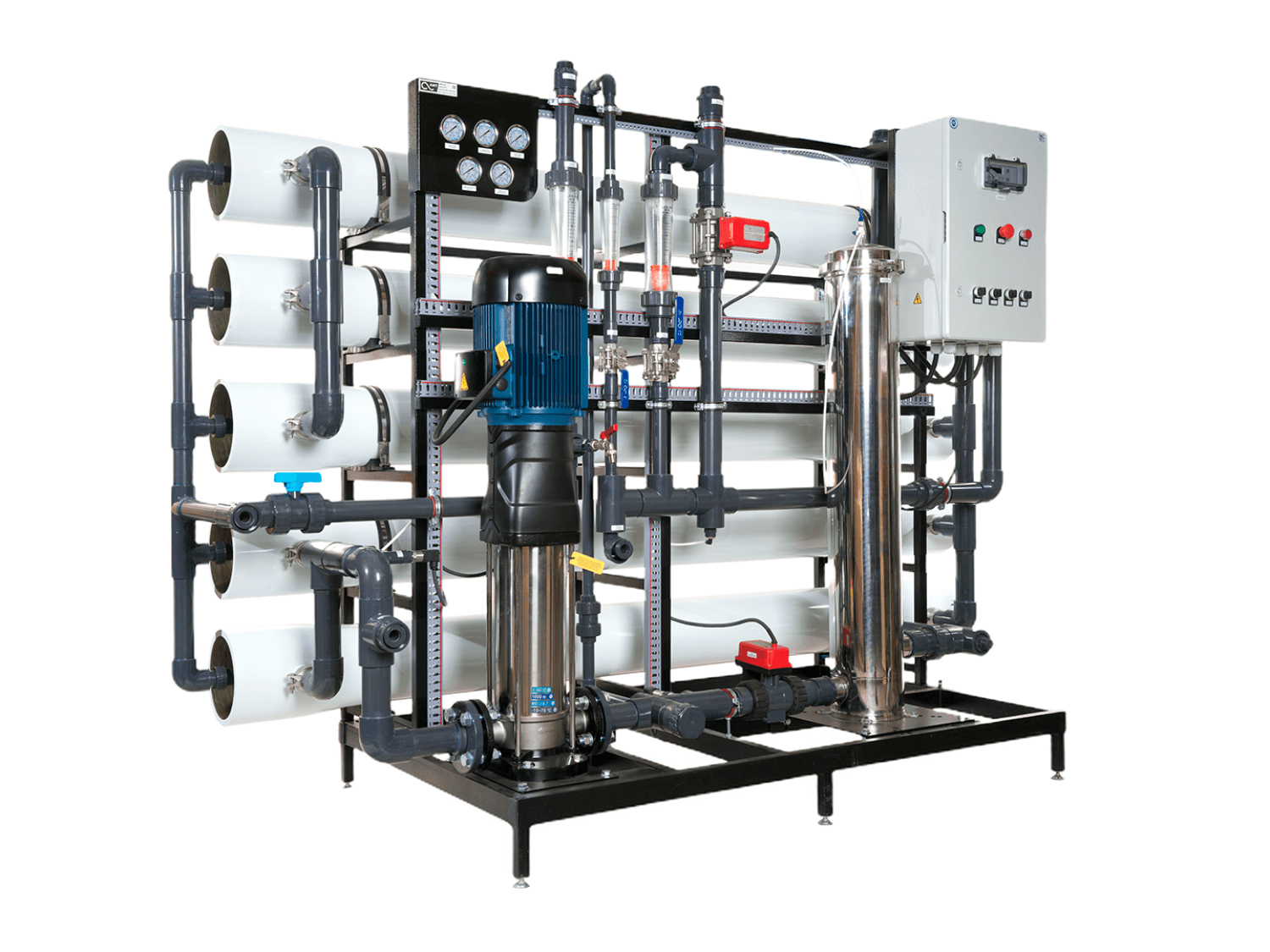 AWT RO-10/8040 - установка обратного осмоса с насосом (до 10 м3/ч) — фото 2