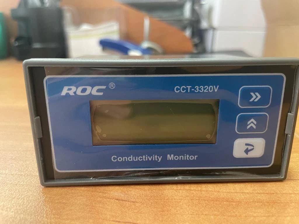 Контроллер электропроводности ROC CCT-3320V-2 — кондуктометр, 2 канала, реле, выход 4–20 мА — фото 3