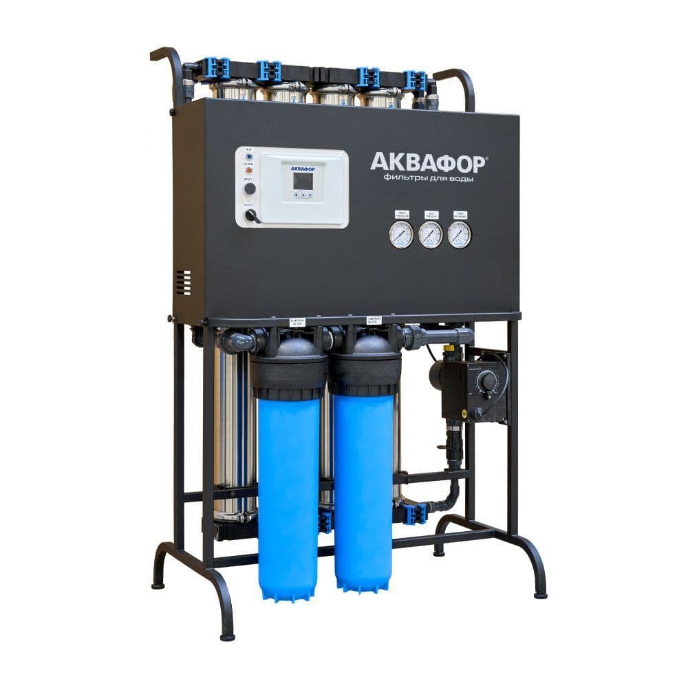 Аквафор APRO-M-1000-G-D-F-3 — установка обратного осмоса 1 м³/ч (1 000 л/ч)