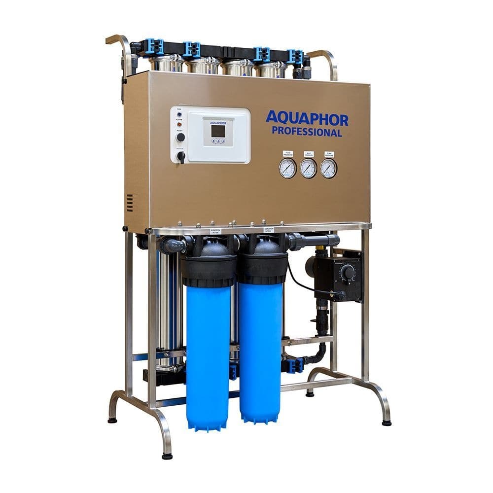 Аквафор APRO-M-1000-G-F-3 — установка обратного осмоса 1 м³/ч (1 000 л/ч)