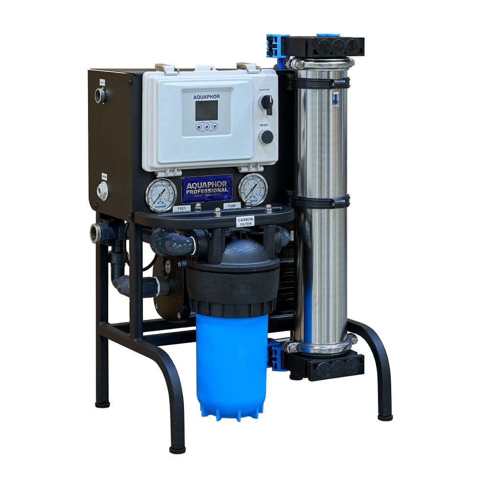 Аквафор APRO-M-150-G-F — установка обратного осмоса 0,15 м³/ч (150 л/ч)