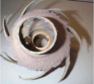 Кавитационный износ рабочего колеса центробежного насоса